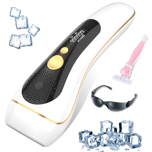 IPL Laser Intense Pulsed Light Epilator Painless Electrolysis Portable and Professional.