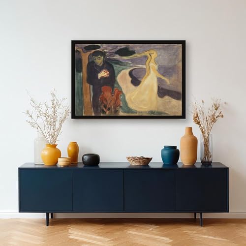 Separation par Edvard Munch de haute qualite avec cadre a suspendre elegant - 5