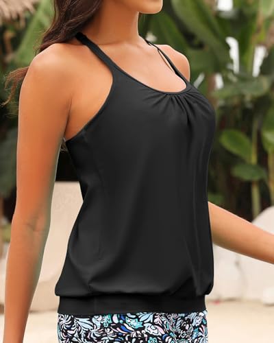 Yonique Modest Tankini Tops for Women - Loose Fit Swim Tops No Bottom4