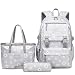 Aamytike Schulrucksack Mädchen Teenager Wasserdicht Schulranzen Kinder Schultasche Casual Daypacks mit Lunchpaket Set 3-Teilig