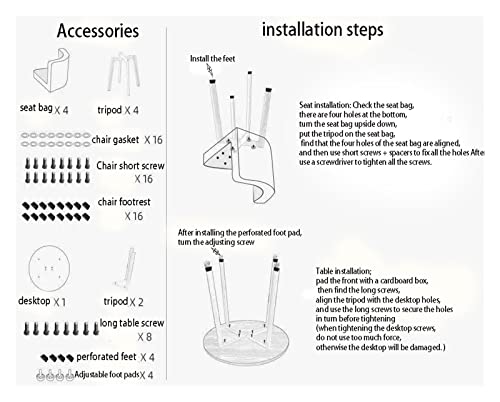 Aciyd Modern Conference Room Table Business Coffee Table 5-Piece Modern Round Vintage Home Table Chair Combination Simple Reception Leisure Leather Coffee Sofa Seat Office Lounge (Color : White+Gray) #TOP6