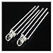 Jgzwlkj Diodos LED 100PCS LED Diodos 3 mm Bicolor Rojo, Verde Claro de 3 mm Light Emitting Diod Brillo Bicolor cátodo común de diodos LED F3 diodos emisores de luz (Color : Fog Type Anode)