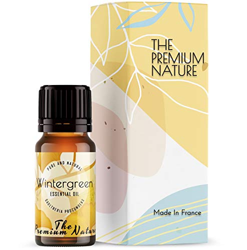 The Premium Nature Wintergreen Essential Oil for Pain Relief, Nasal Relief, and Oral Hygiene - Topical for Headaches, Sore Muscles, and Oral Hygiene - Pure Therapeutic Grade Oil for Aromatherapy -10ml