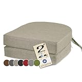 💯 Confort maximal Épaisseur de 7 cm, rembourrage en mousse froide pour un excellent confort d’assise. Cordons de fixation solidesassurent un maintien sûr sur la chaise. Produit fabriqué en Europe à partir de matériaux certifiés OEKO-TEX Standard 100.