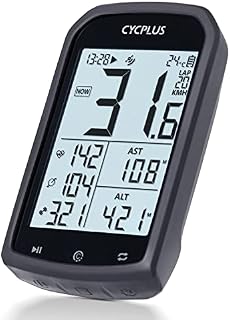 CYCPLUS GPS Bike Computer Waterproof Bicycle Speedometer and Odometer ANT+ Wireless Cycling Computer Bluetooth Compatible with App 2.9 Inch LCD Display with Backlight