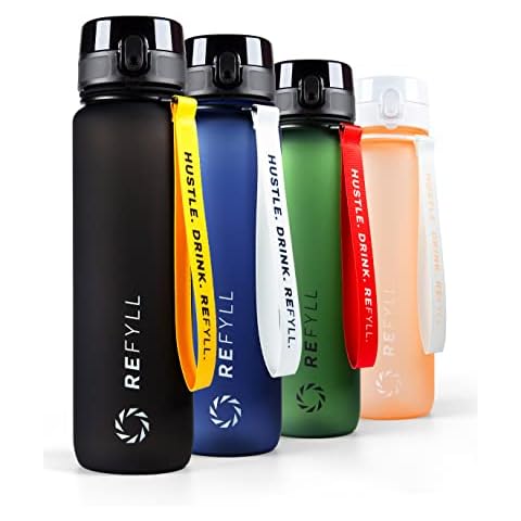 REFYLL X Trinkflasche Sport 1L “Go” I 1000ml Sportflasche Cover