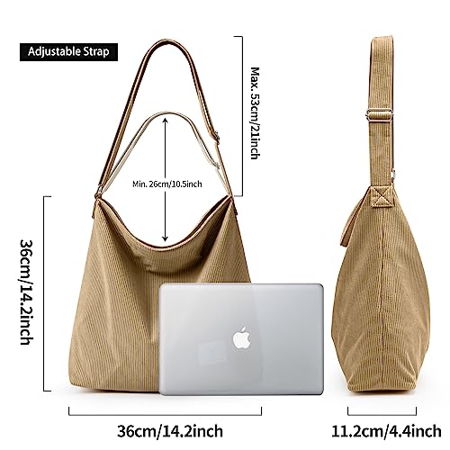 Bolso Tote de Pana para Mujer miniatura 6