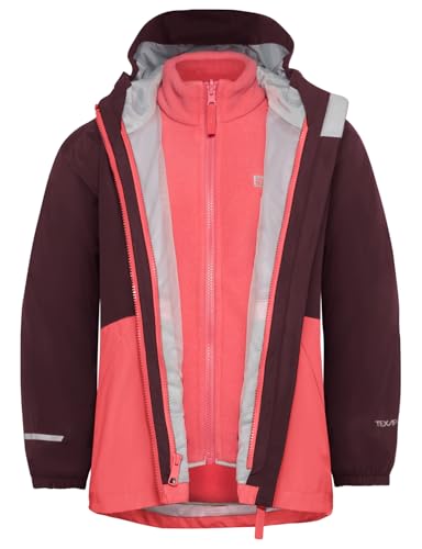 Jack Wolfskin Mädchen Iceland 3in1, Sunset Coral, 152 EU