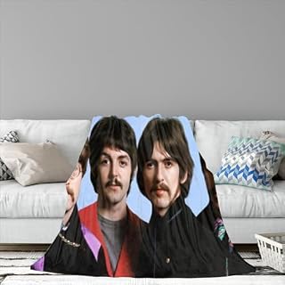 AMNOOL Couverture Polaire 3D The Beatles Automne et Hiver-Couverture en Flanelle pour la Maison-Couverture Douce 3D-pour Enfants et Adultes-Couverture en Peluche pour bébé 127x152cm - Les Beatles, Paul McCartney, John Lennon, RIngo Starr, George Harrison AMNOOL Couverture Polaire 3D The Beatles Automne et Hiver-Couverture en Flanelle pour la Maison-Couverture Douce 3D-pour Enfants et Adultes-Couverture en Peluche pour bébé 127x152cm – Image 4