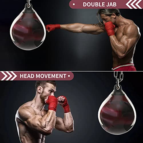 Water Punching Bag, 75Lb Uppercut Punching Water Filled Boxing Bag 15Inch Water Heavy Bag More Of A Realistic Feel Water Punching Bag Nice For Kids And Adults Training Combos With Hooks And Uppercuts #TOP2