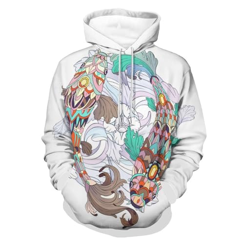 Sweats à capuche manche longue graphiques pull mode unisexe taille S pour adulte