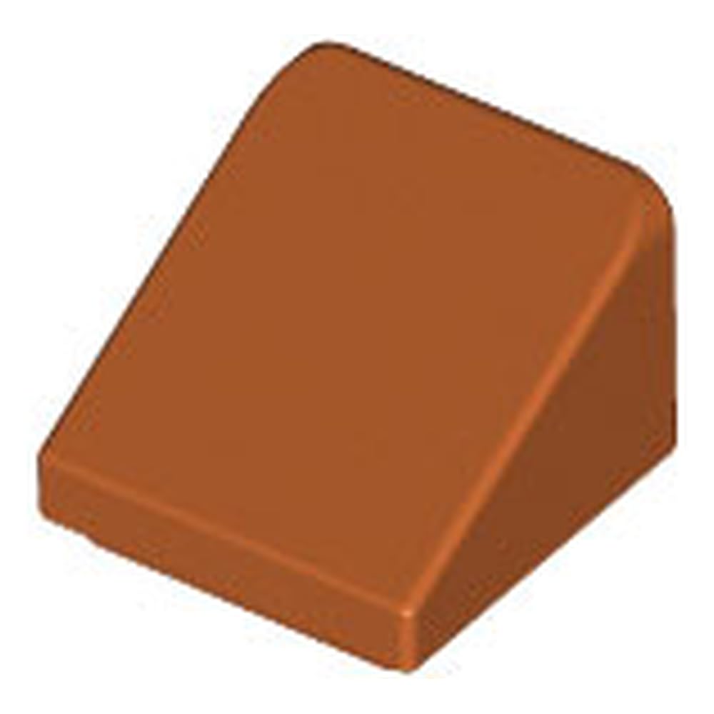 LEGO Building Blocks Slope 30 Degrees, 1 x 1 x 2/3, Part 54200, Choose Your Colour (Dark Orange, 10, Bricks) — image 1