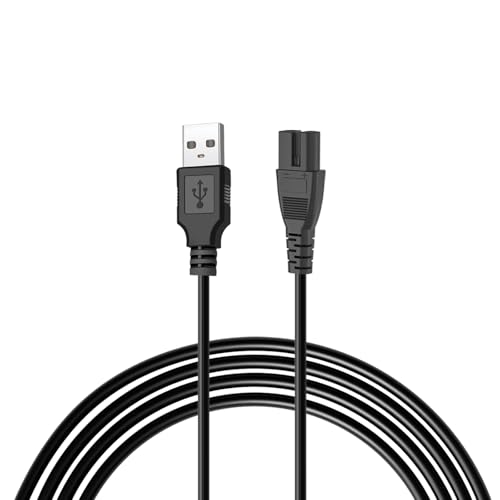 Yattoper Cargador USB para irrigador dental compatible con Pecham Water Flosser Coslus Water Dental Flosser Cable de alimentación Cable de carga