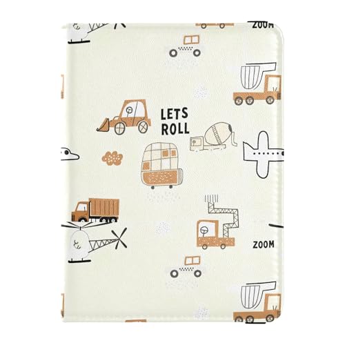 Transportation Vehicles Leather Passport Holder for Travel Large Capacity Money&Card