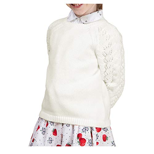 Image of Kid Nation Girls Sweaters for Teen Girls Toddler Girl Crewneck Pullover | Long Sleeve Knit Top for Casual Fall Winter Wear