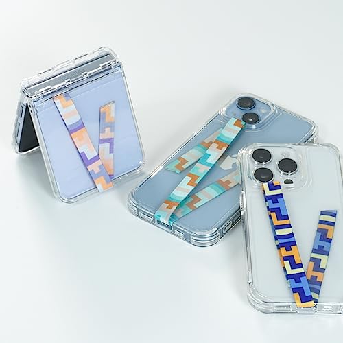 Sangle de téléphone portable non élastique araree Monoloop Kamel bleu