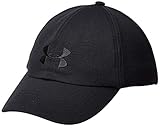 Logotipo bordado Under Armour UA Threadborne Renegade Cap Gorra, Mujer, Negro (001), Talla Única