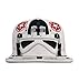 Star Wars at-at Pilot Big Face Snapback Hat White
