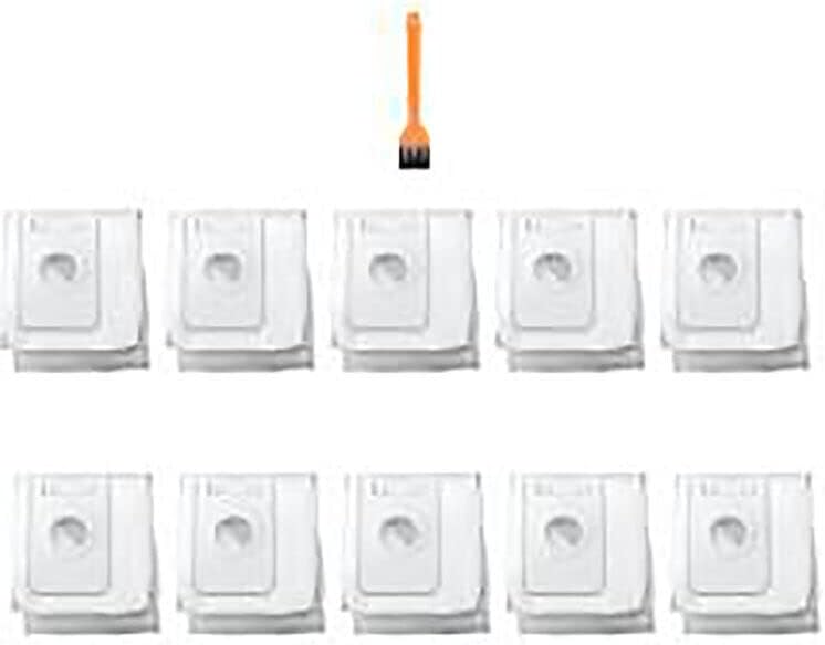 Ro-bot Vacuum Cleaner Dust Bag for Cec-otec Con-ga 2290 Ult-ra Home Vacuum Spare Kit (10x Dust Bag + 1x Cleaning Brush)