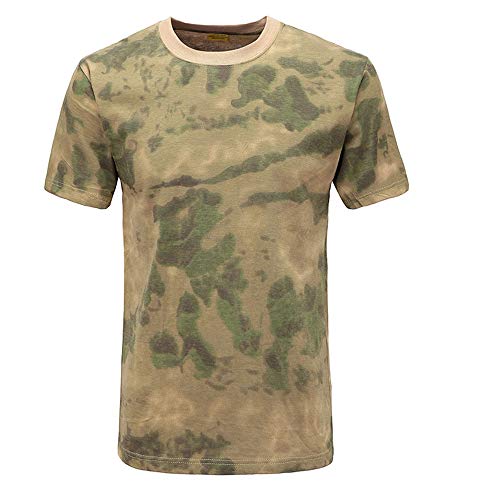 Outdoor Sports Airsoft Hunting Shooting Uniform Combat BDU Clothing Tactical Quick Dry Camouflage Cotton Shirt - A-TACS FG - XL