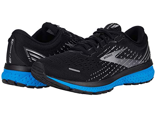 Brooks Ghost 13 Black Grey Blue 9 D (M)