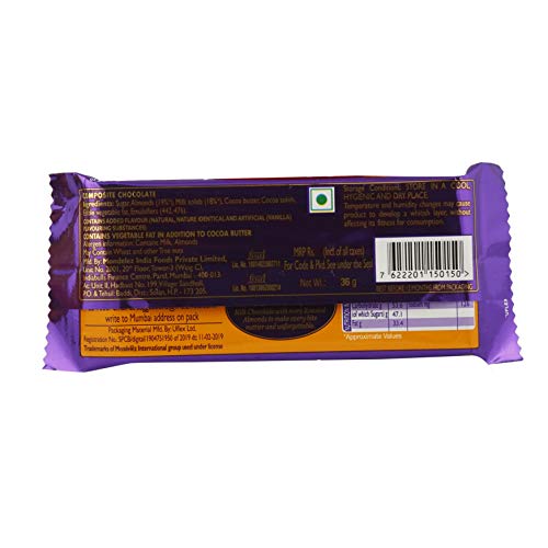 Image of Cadbury Dairy Milk Roasted Chocolate - Almond, 38g