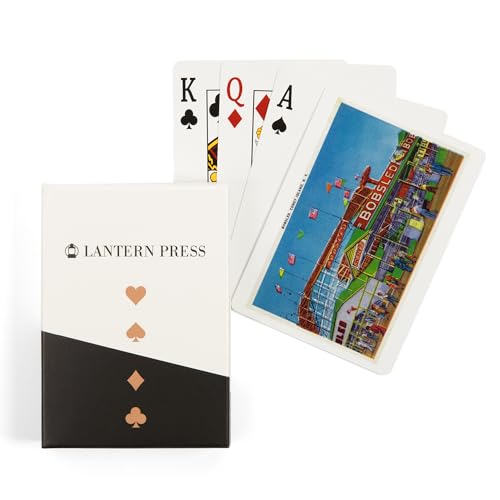 Lantern Press Coney Island Baraja de Poker 52 Cartas