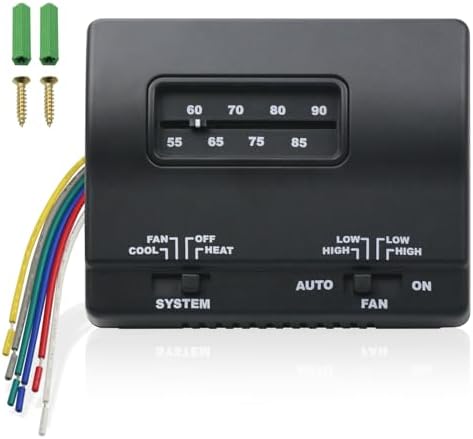 7330F3852 Thermostat Single Stage Heat and Cool Compatible with Coleman