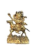  LAOJUNLU Bronce Y Dorado Auspicioso Madre De Dios Estatua De Bronce Antiguo Obra Maestra Colección De Solitaria Chino Estilo De Joyería