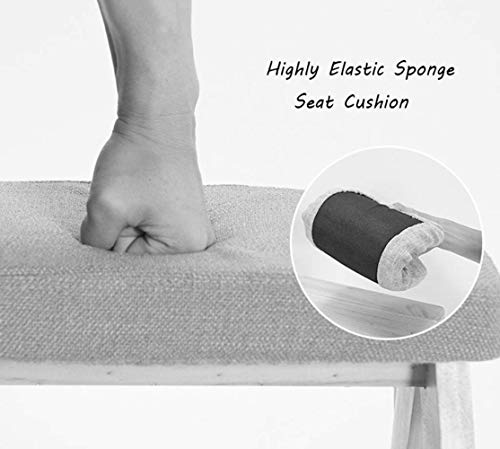 Taburete de escalón plegable de 3 niveles y estante de flores de madera 5
