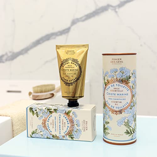 Panier Des Sens - Hand Cream For Dry Cracked Hands And Skin – Sea Samphire Hand Lotion, Moisturizer, Mask - With Shea Butter And Olive Oil - Hand Care Made In France 97% Natural Ingredients - 2.5Floz #TOP4