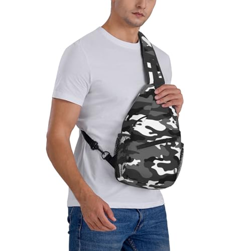Image of Sling Backpack For Men Hiking Daypack Crossbody Shoulder Bag Travel Chest Pack | Hiking
