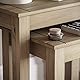 Vida Designs Panama Nest von 2 Tische, Holz, Kiefer gewachst, 56x40x53 cm
