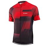 LÖFFLER Herren Bike Jersey Fullzip Stratos Radtrikot Rot 58