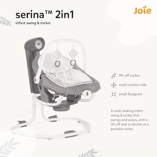 Cadeira de Descanso Serina 2 em 1, Joie, Cinza Petite City