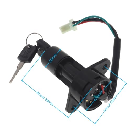 Interruptor de bloqueo Suzuki GS125 de 4 cables y bobina 2