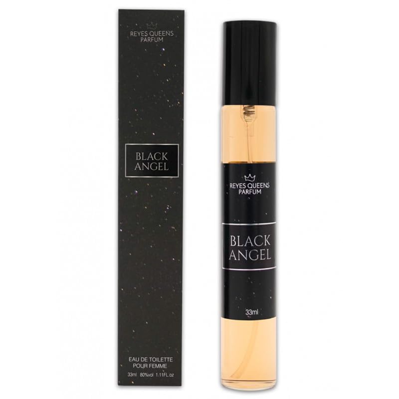 Black Angel, Women Eau de Toilette, Perfume de Equivalencia Colonia Equivalente para Mujer, 33 ml Fragancia Duradero, Elegante y Sofisticado Q032