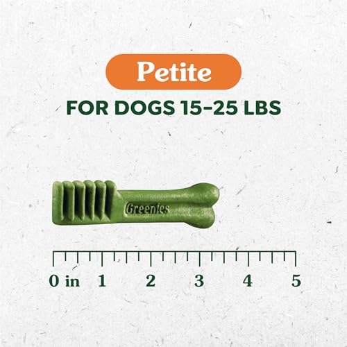 Greenies Original Petite Dental Dog Treats, 6 oz. Pack (10 Treats)
