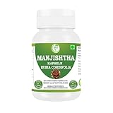 Morsan Healthcare Manjistha Kapseln – Ayurveda Kräuterergänzung – Rubia Cordifolia Pulver – Pflanzlich, Vegan, Natürlich, 60 Kapseln (Packung mit 1)