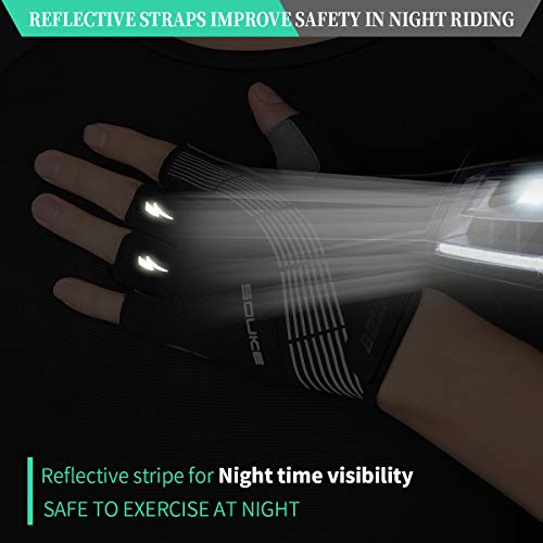Souke Sports Road Cycling Gloves Half Finger Road Biking Gloves,Shock-Absorbing Anti-Slip Breathable Bike Gloves for Men Women - Image 6