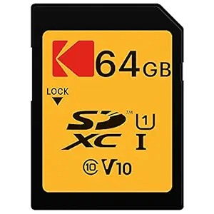 Kodak 64GB Class 10 UHS-I U1 SDXC Memory Card