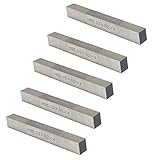 PRAZTECH HSS 1/2' x 1/2' x 4' Square Lathe Turning Tool Bit Blanks - High Speed Steel Rectangular Fly Cutter Mill Blank