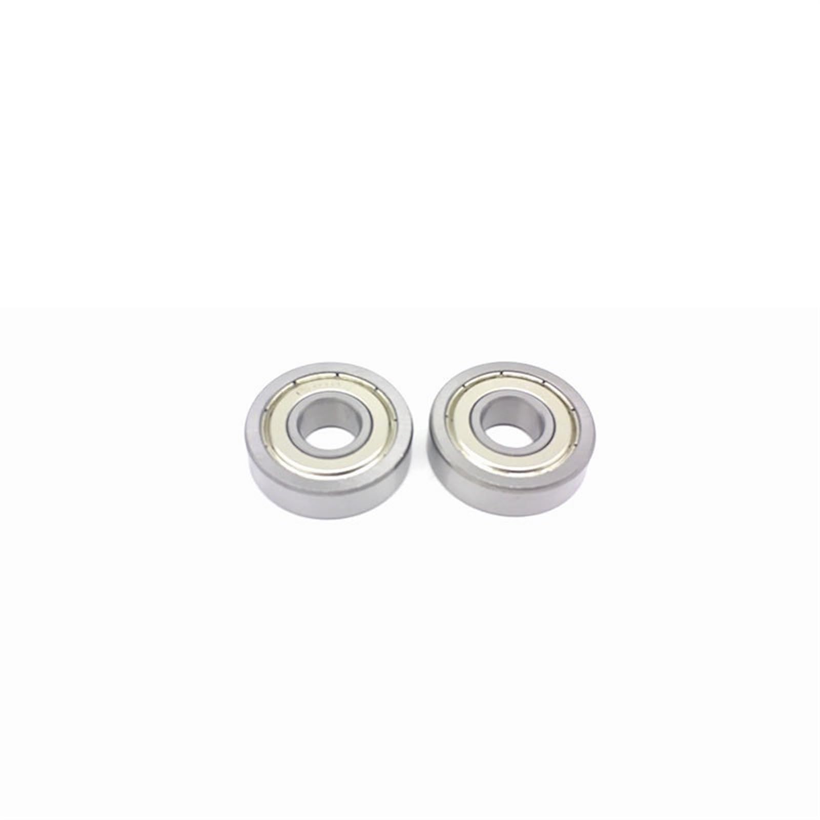 Rodamiento de sección delgada 16100ZZ de 12 x 28 x 8 mm (2 piezas) - Soporte autoalineable, carcasa de hierro fundido macizo