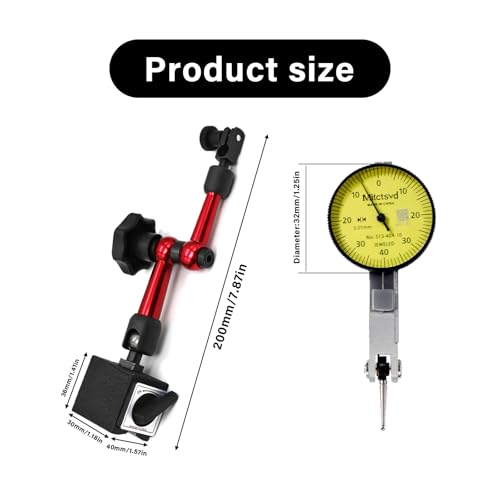 Accessoires de mesure pour atelier auto avec support magnetique performant à bras flexible - 4