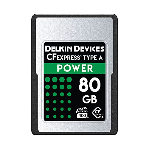 Carte CFexpress Type A Delkin 80 Go VPG-400 contre la perte de rushs vidéo