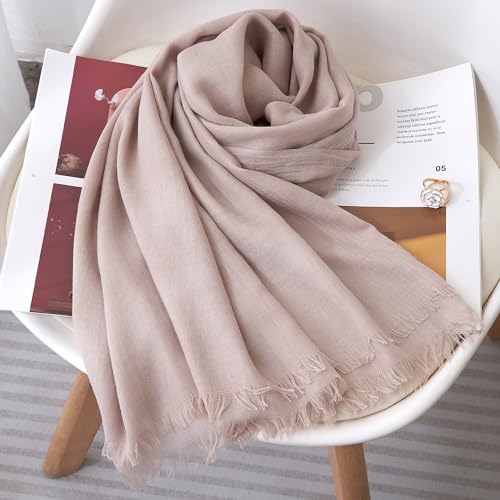 Scarf for Women Hijab Solid Color Soft Headscarf 70”x 39”Hijab Scarf for Women 5