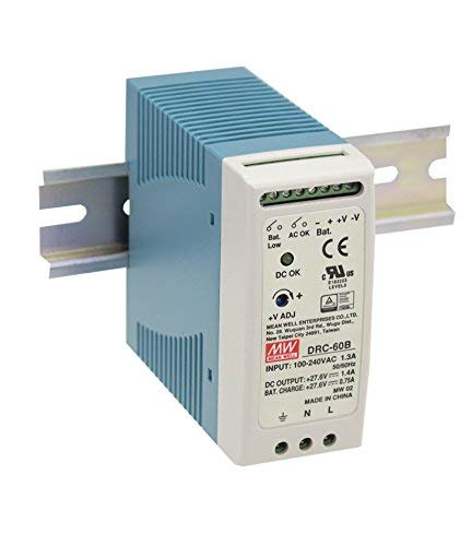 DIN Type Security Power Supply 59.34W DRC-60A Meanwell AC-DC SMPS DRC-60 Series MEAN WELL Switching Power Supply