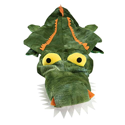 Mogoko Funny Dog Crocodile Costumes, Pet Halloween Alligator Cosplay Dress, Adorable Cat Apparel Animal Warm Outfits Clothes(L Size) #TOP5