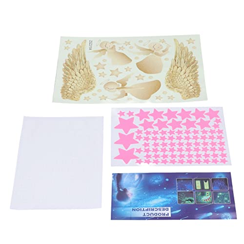 Room Wall Decor, Pvc Angel Theme Wall Stickers Luminous Lovely High Strength For Children Room #TOP5