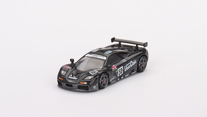 True Scale Miniatures Model Car Compatible with McLaren F1 GTR #59 1995 Le Mans 24 Hrs Winner 1/64 Diecast Model Car MGT00534